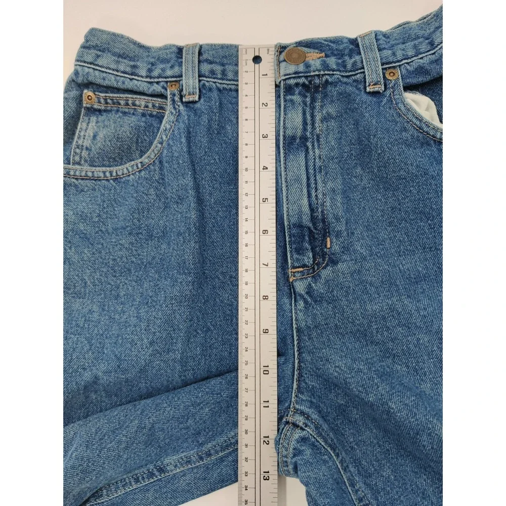 Liz Claiborne‎ Petite Womens Jeans Blue High Rise Relaxed Fit Size 8 Short
